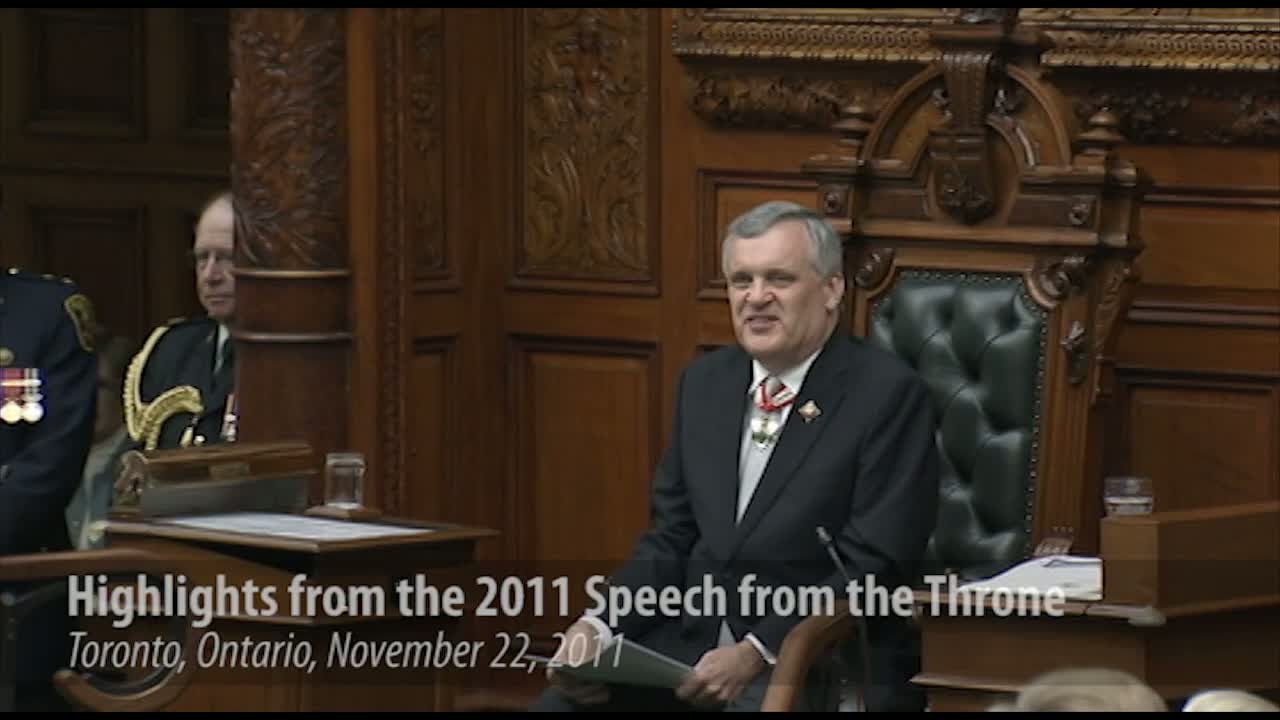 Le discours du Trône de l'Ontario met l'accent sur l'emploi et l'économie 