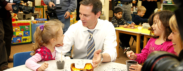 La maternelle et le jardin d'enfants à temps plein instaurés dans 20 écoles de plus de Toronto en 2011